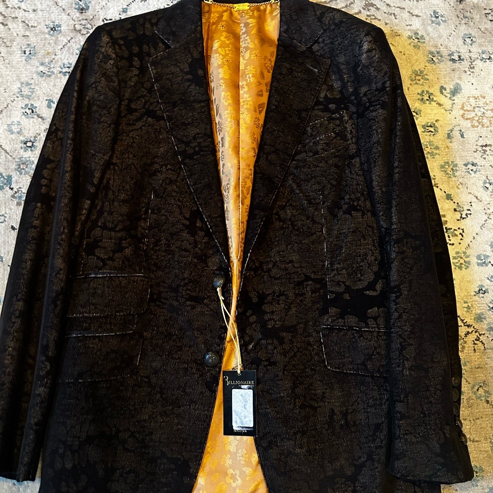 Black Billionaire Italian sports jacket